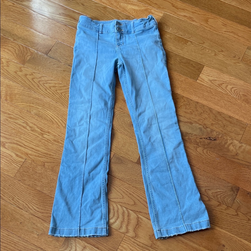 Girls Low Rise Boot Cut Jeans